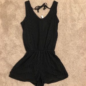 Target Black Lace Romper